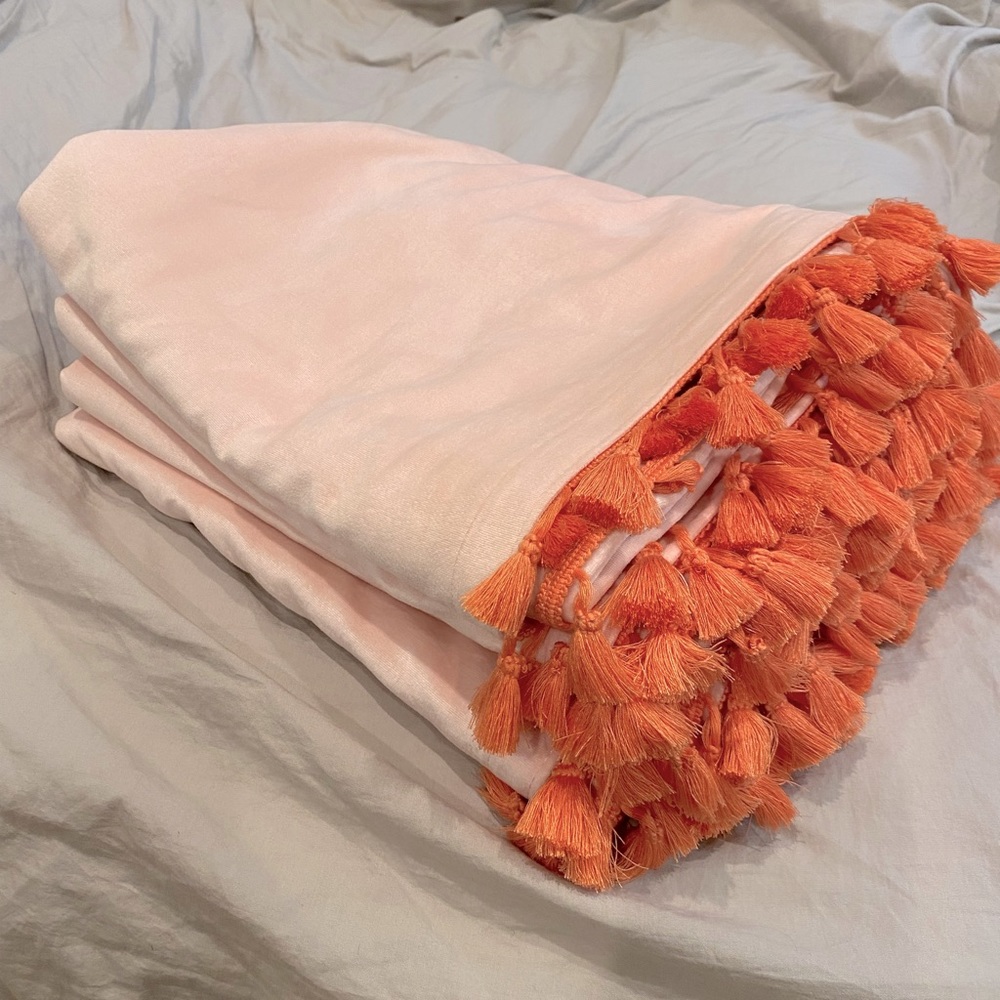 Opalhouse Pink Velvet Curtains